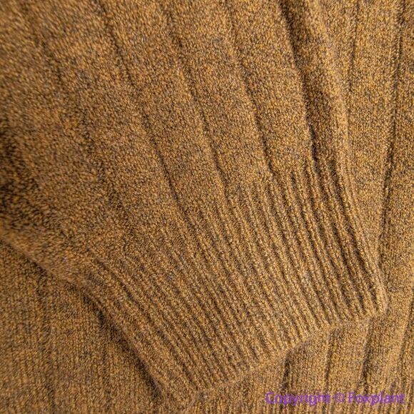 NEW Madewell Bowden Henley Sweater in Coziest Yarn,‎ brown, women's plus size 4X - Picture 7 of 16